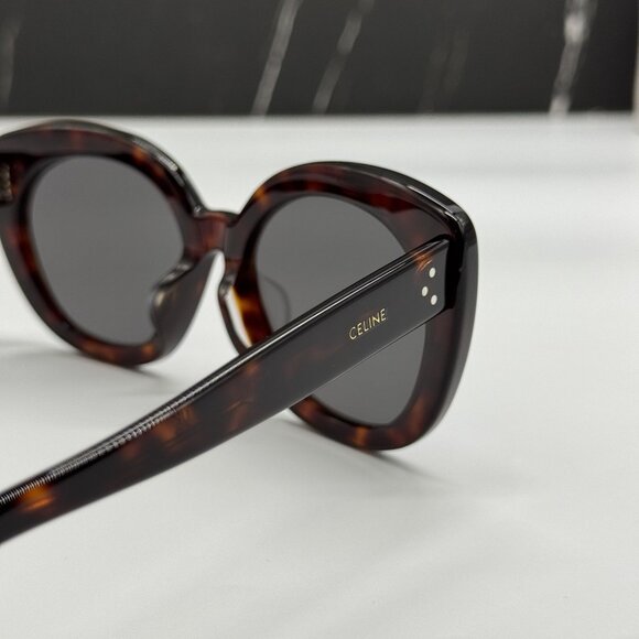 NEW CELINE CL40295F 52A HAVANA GRAY WOMEN SUNGLASSES CELINE - Picture 6 of 13